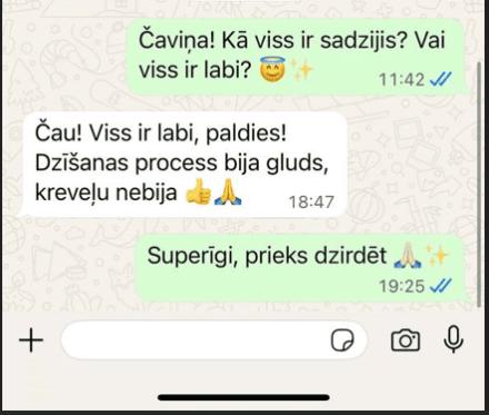 Permanentais grims lūpām — klientes atsauksme Nr. 4